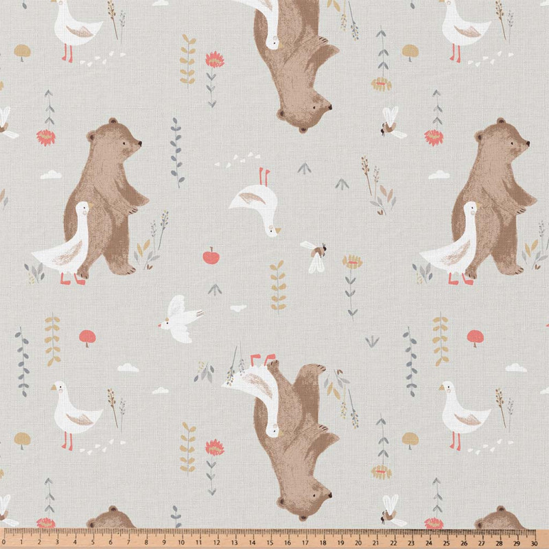 Printed Cotton NOMINOE Green / Brown